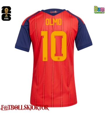Spanien Dani Olmo #10 Hemmatröja Dam VM 2026 Kortärmad